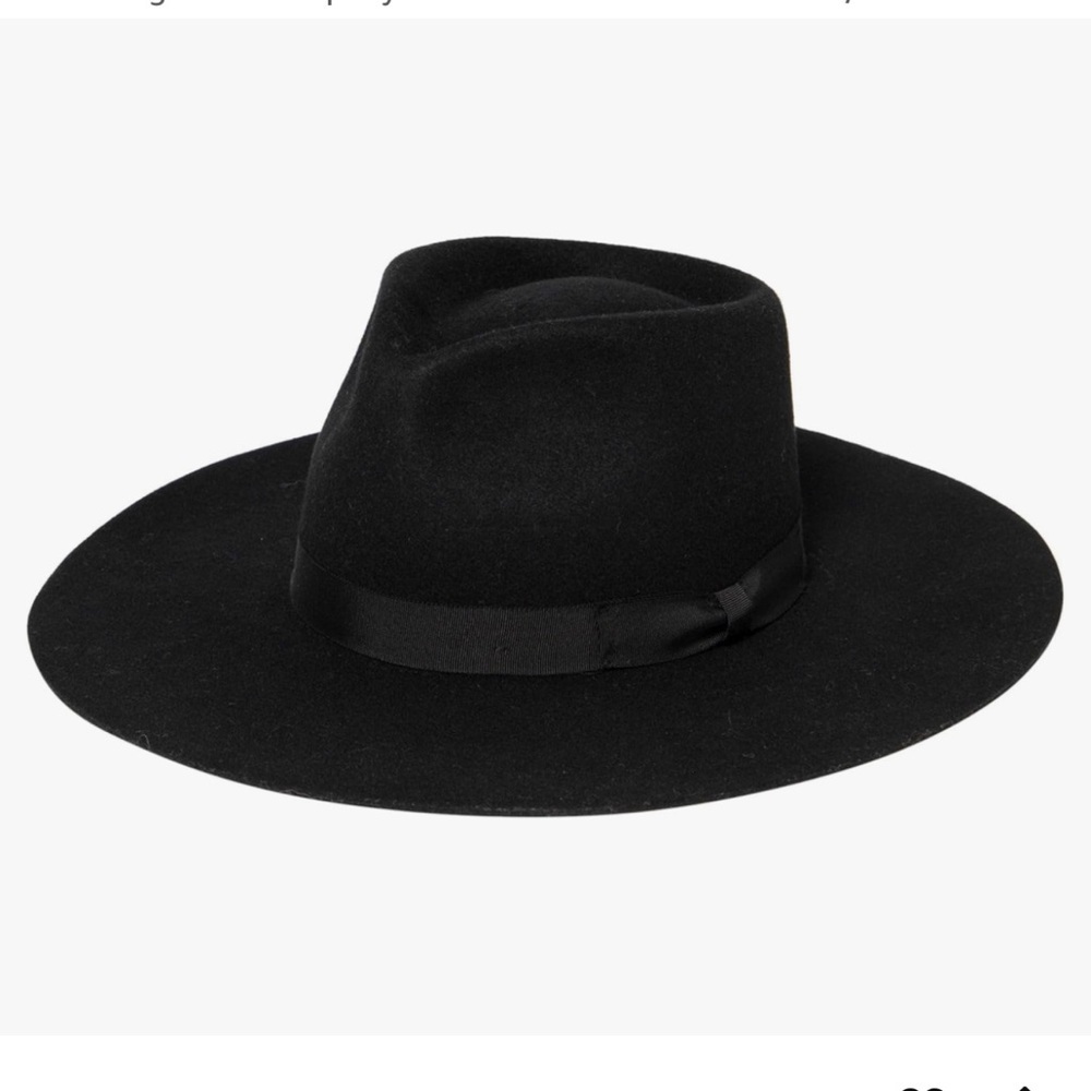 New York Company Wool Felt Fedora w/ Curved Brim One Size